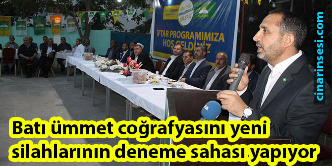 Batı ümmet coğrafyasını yeni silahlarının deneme sahası yapıyor