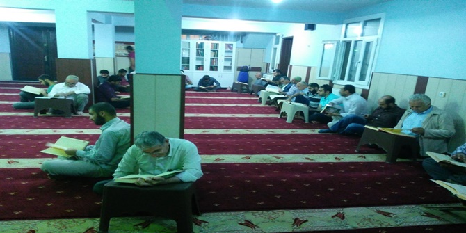 Kadir Gecesi Çınar’da dua ve zikirlerle ihya edildi