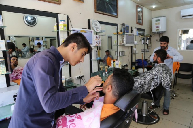 Berberlerin yoğun bayram mesaisi