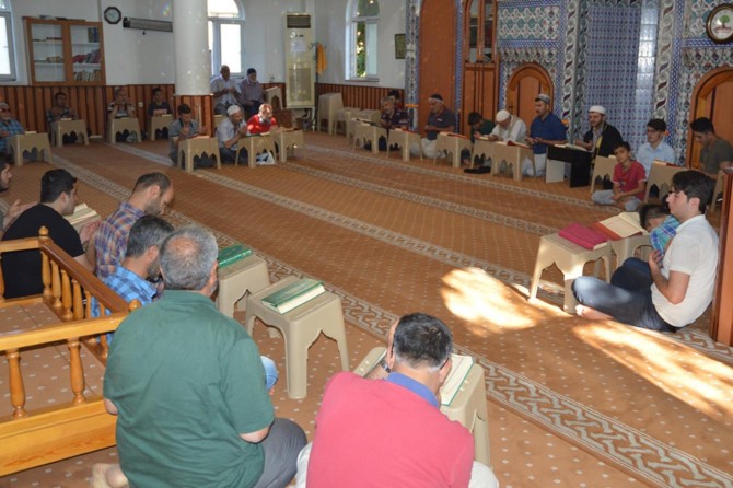 Gaziantepliler son mukabeleyle Ramazan'a veda etti