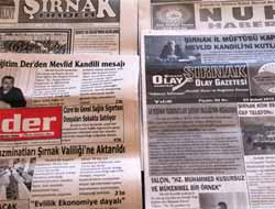 Şırnak Basınında Bugün
