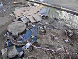 Çarşı Esnafının Kanalizasyon Tepkisi