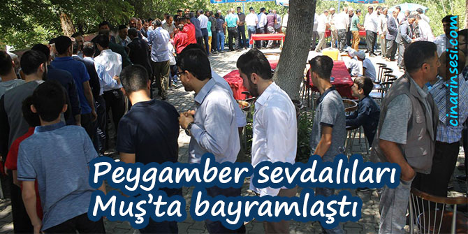 Peygamber sevdalıları Muş’ta bayramlaştı