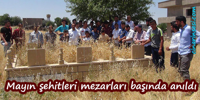 İdil Tepeköy mayın şehitleri mezarları başında anıldı