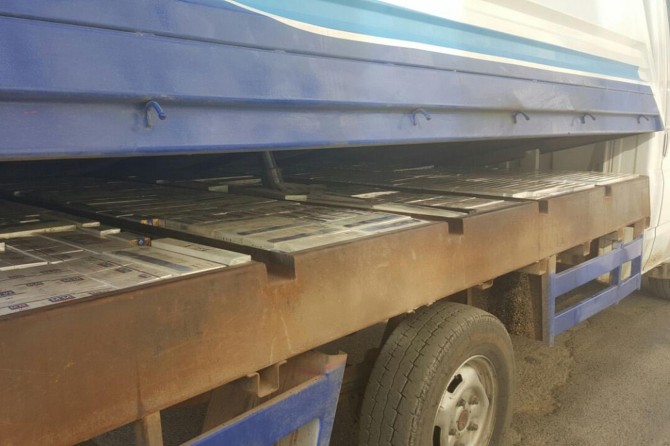 Mardin'de kaçak sigara ele geçirildi