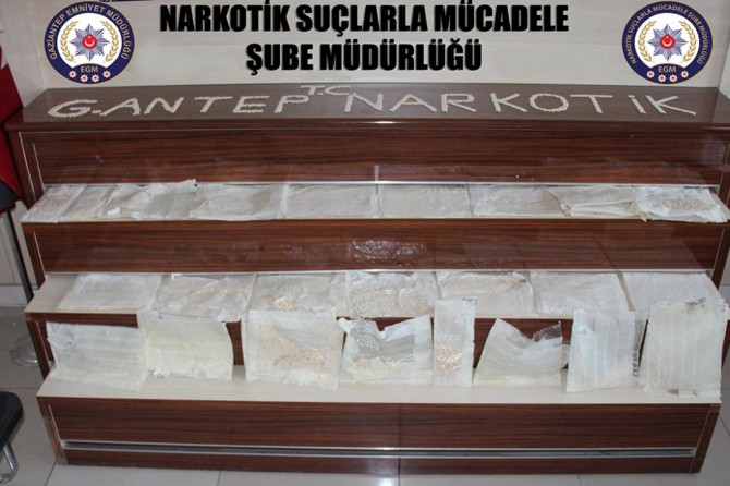 Gaziantep'te uyuşturucu operasyonu: 2 gözaltı