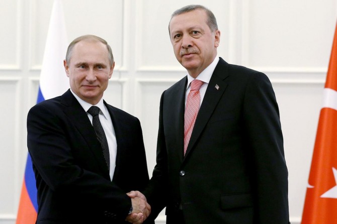 Cumhurbaşkanı Erdoğan Putin ile görüştü