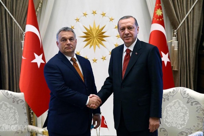President Erdoğan meets with Hungarian Prime Minister Orban