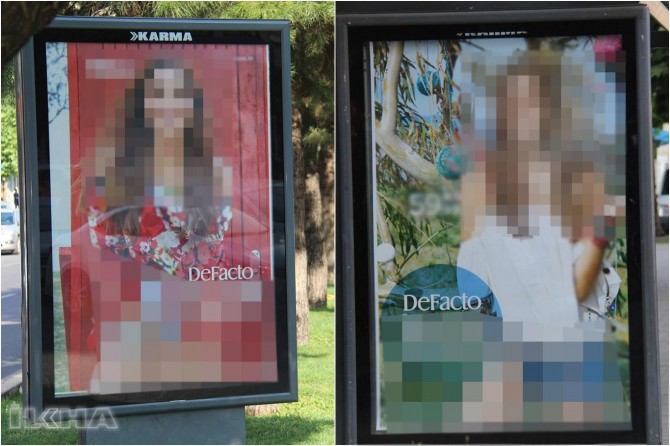 Diyarbekirîji afîşên reklamê yên mustehcen re bertek nîşan dan