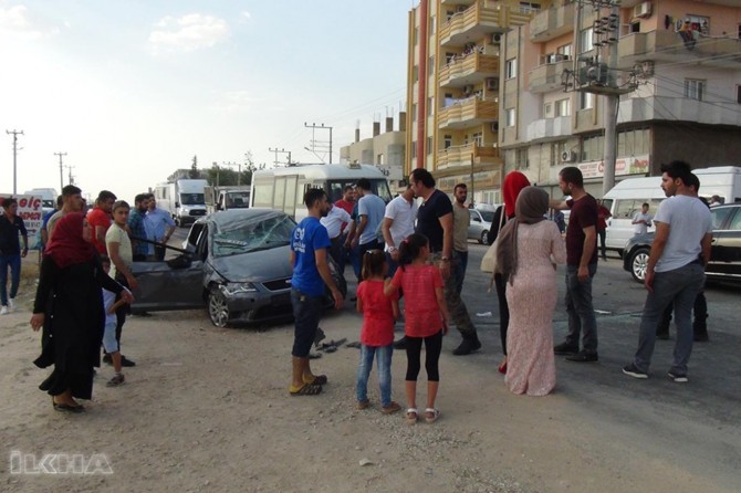Li Mêrdînê qezaya trafîkê: 4 birîndar