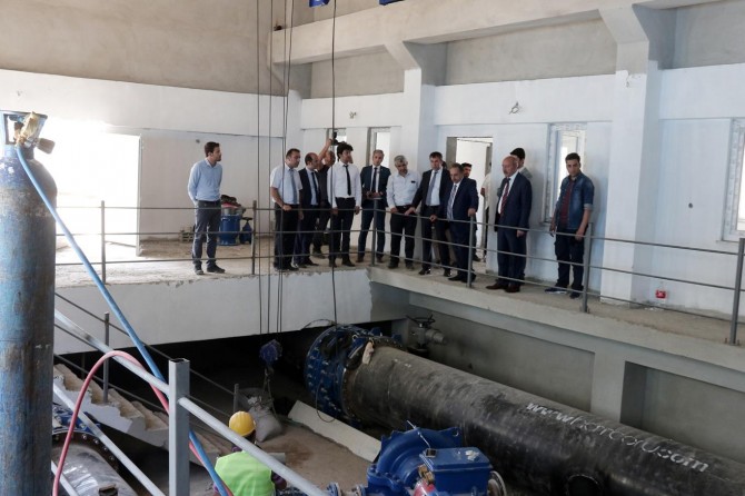 VASKİ çalışmaları incelendi