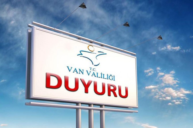 Van'da miting ve gösteriler yasaklandı