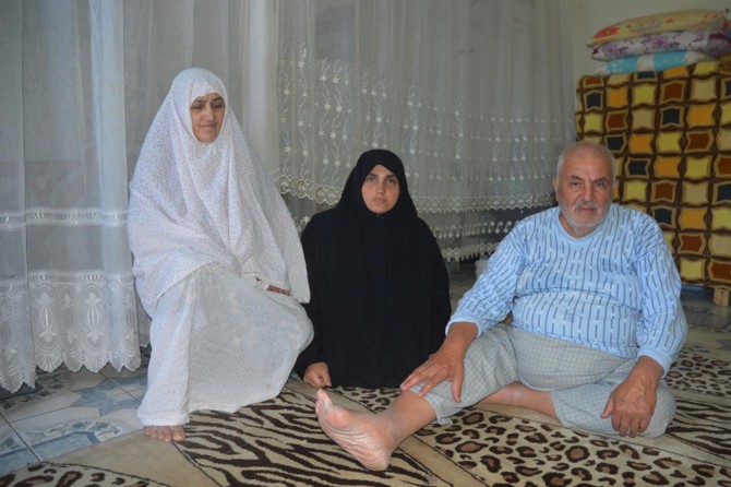 Suriyeli engelli kadın ve ailesi yardım bekliyor
