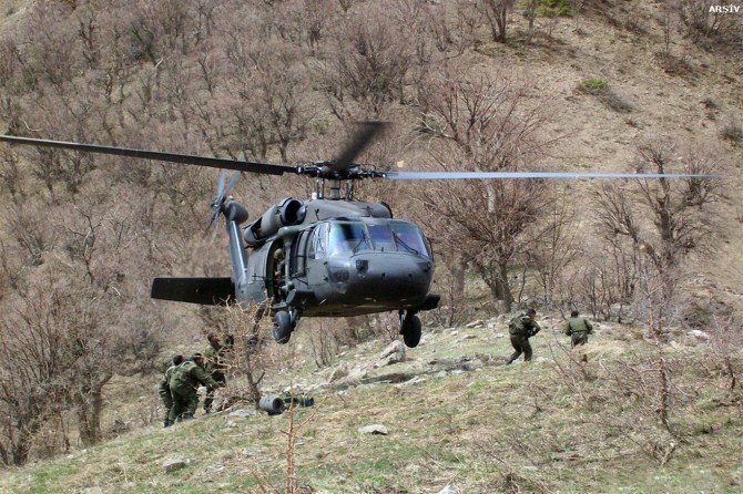 Kars'ta PKK'ye yönelik hava destekli operasyon