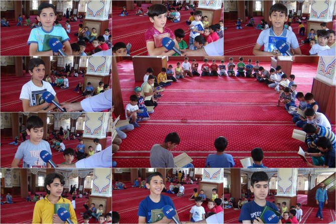 Kur'an-ı Kerim'i öğrendiğimiz için çok mutluyuz