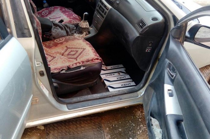 Hakkari'de bin 317 paket kaçak sigara ele geçirildi foto