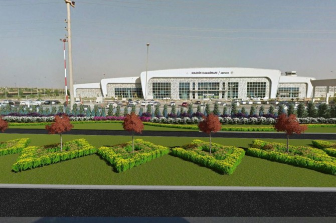 Mardin'de protokol yolu yapımına başlandı