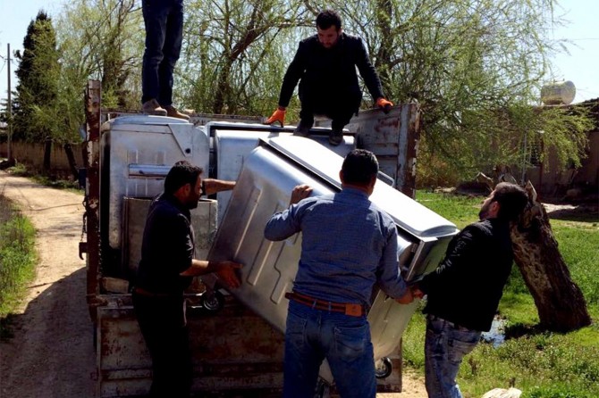 ​Kızıltepe Belediyesi 4 bin adet çöp konteynırı dağıttı