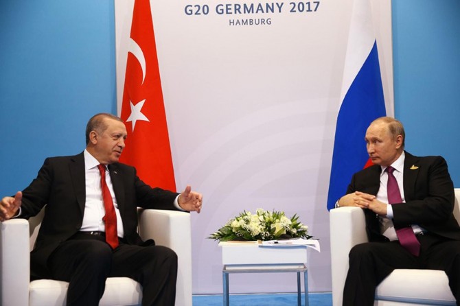 Cumhurbaşkanı Erdoğan Putin ile görüştü