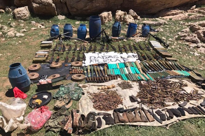 Yakalanan PKK'li silah deposunun yerini gösterdi