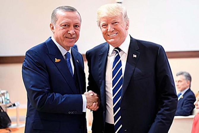 Cumhurbaşkanı Erdoğan Trump ile görüştü