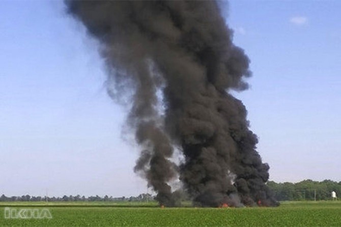 Military aircraft crashes in the US: 16 dead