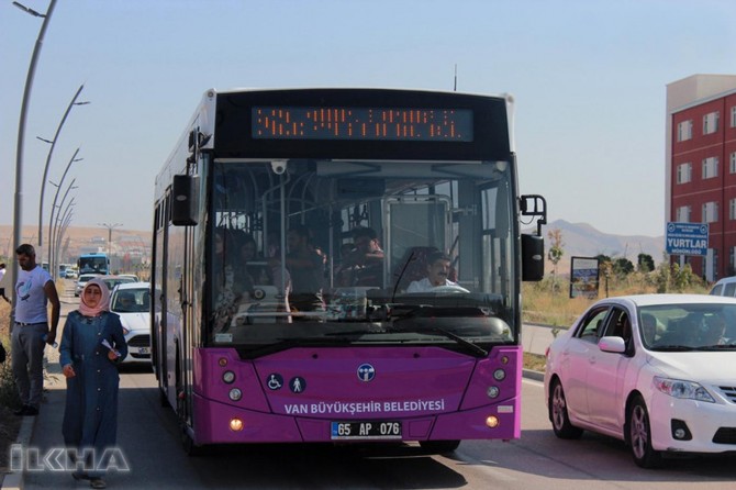 Van’da 15 ve 16 Temmuz’da şehir içi ulaşım ücretsiz