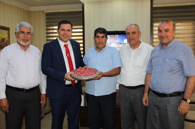 Gaziantep'te yılın ilk antep fıstığına altın ödülü