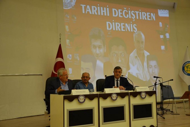 Harran Üniversitesinden "Tarihi Değiştiren Kutlu Direniş" paneli