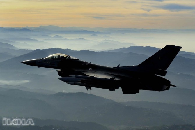 Avaşin-Basyan bölgesine hava harekatı: 4 PKK’li öldürüldü