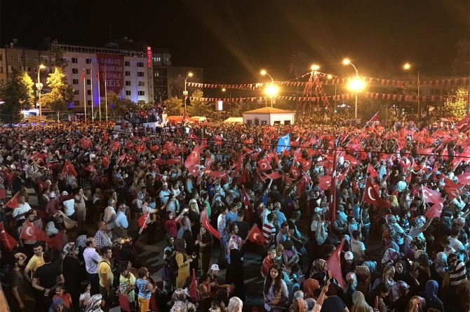 Adıyaman’da 15 Temmuz darbe girişimi lanetlendi