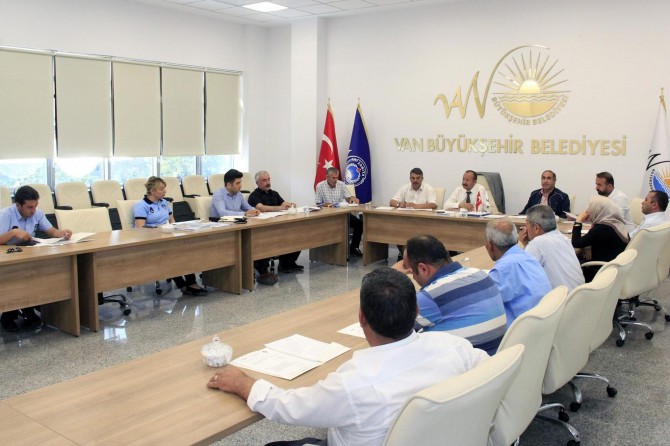 Van Büyükşehir Belediyesi Zabıta Daire Başkanlığı 5’inci toplantısı gerçekleşti
