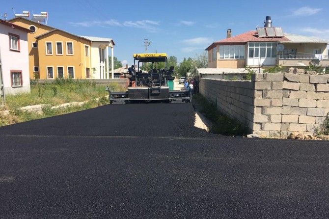 Van İpekyolu Belediyesinden asfalt çalışması