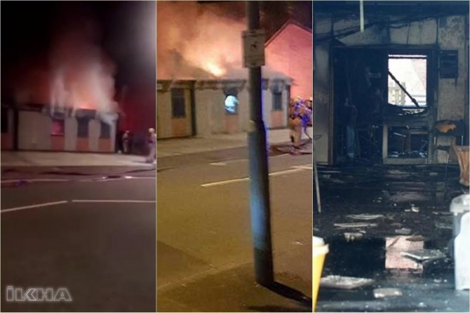 Li Manchesterê camîyek hat şewitandin