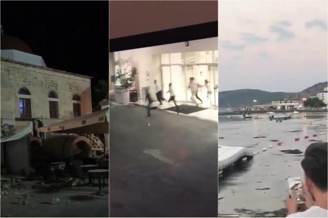 Ege'de artçı sarsıntılar sürüyor