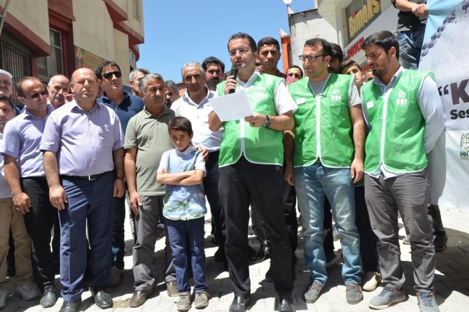 Hakkari’den Siyonist işgalcilere tepki