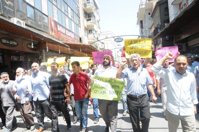 Siyonist işgalciler Gaziantep’te lanetlendi