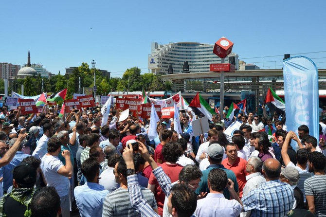 Siyonist çete Kayseri'de tel'in edildi