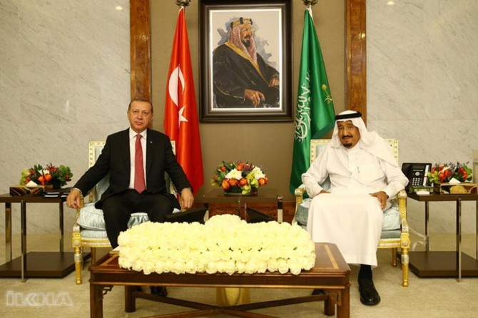 President Erdoğan meet with Saudi King Selman