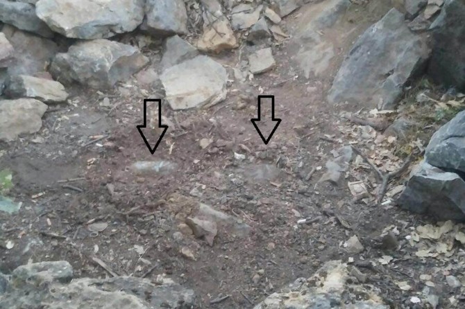 Tunceli’de el yapımı patlayıcı ele geçirildi