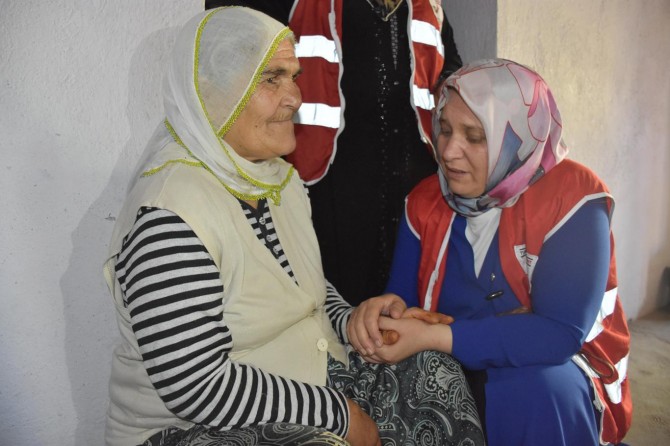 Engelli kadına yardım eli uzatıldı