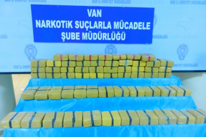 Van'da 32 kilo eroin ele geçirildi