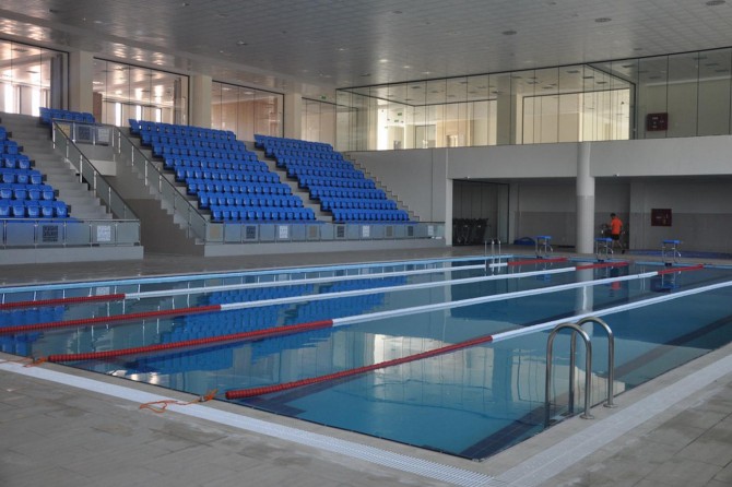 Mardin yarı olimpik yüzme havuzuna kavuştu