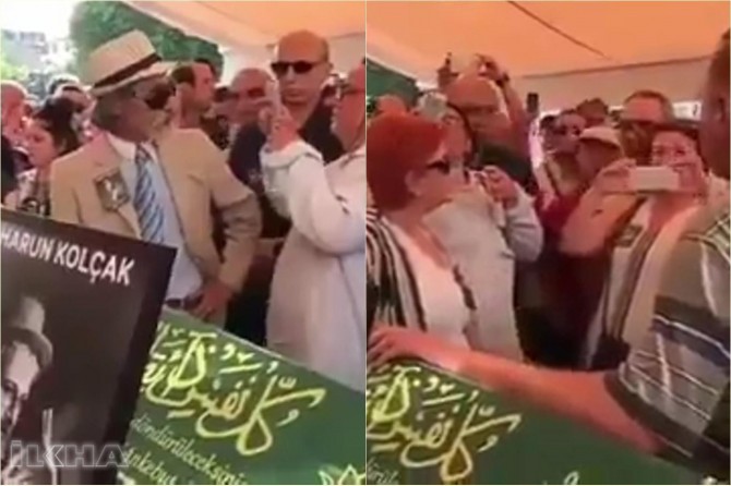 Selfie and the sad face at the funeral!