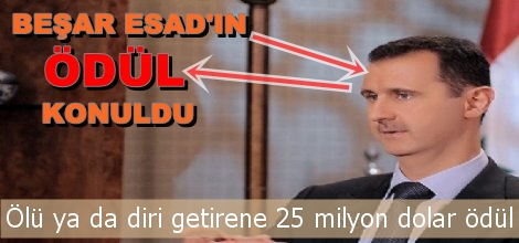 Ölü ya da diri getirene 25 milyon dolar ödül