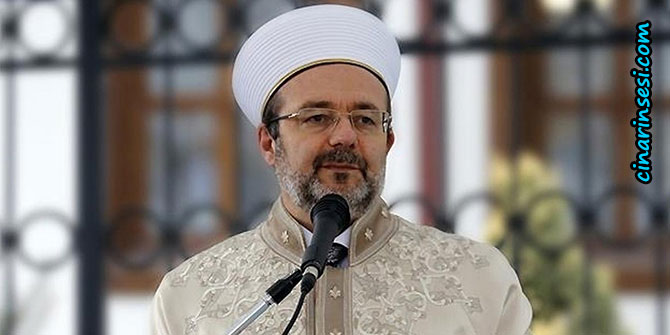 Support to the Diyanet President Görmez from scholars