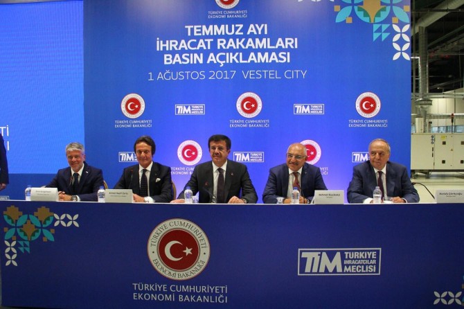 Temmuzda ihracat arttı