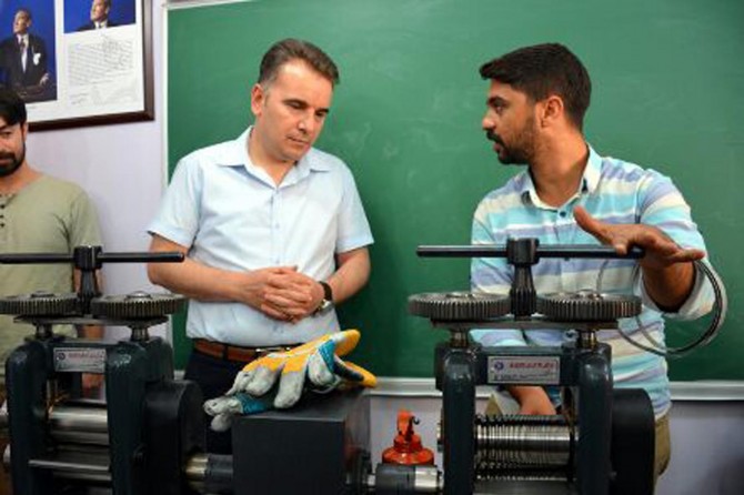 Mardin Kızıltepe'de Belediye telkâri kursu açtı
