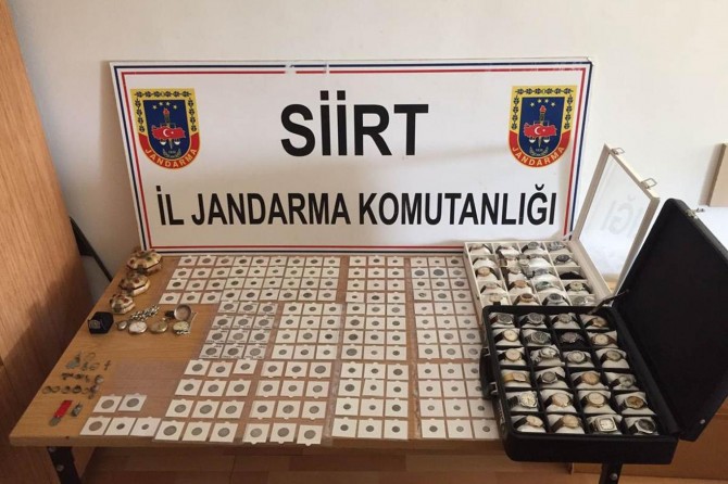 Siirt Şirvan'da tarihi eser kaçakçılığı operasyonu