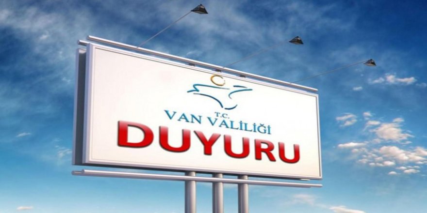 Van Valiliği dolandırıcılara karşı uyardı